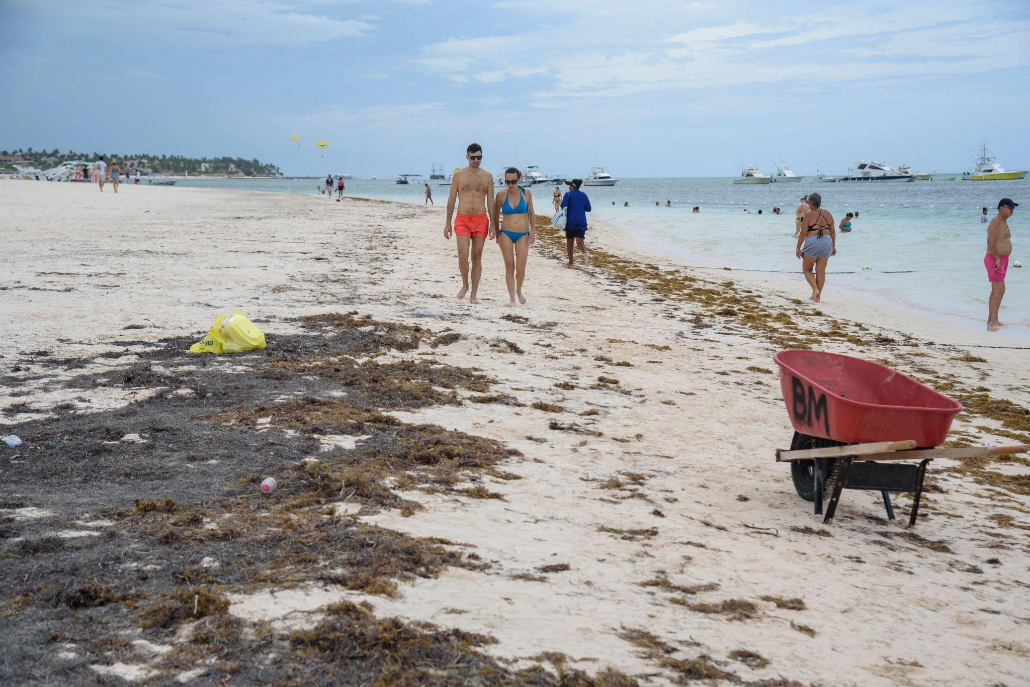 Clear beach conditions Punta Cana